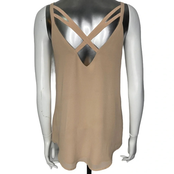 🛍️3/$40 Naked Zebra Strappy Camisole Strappy Top  Size Small - Picture 5 of 5